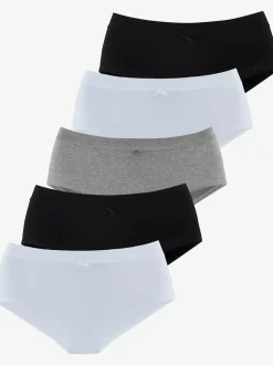 Culotte taille haute lot de 5 slips taille haute vivance