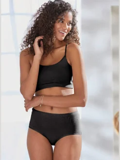 Culotte taille haute lot de 4 slips taille haute lascana
