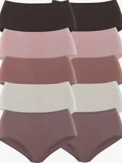 Culotte taille haute lot de 10 slips taille haute pratique