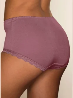 Culotte taille haute lot de 5 slips taille haute lascana