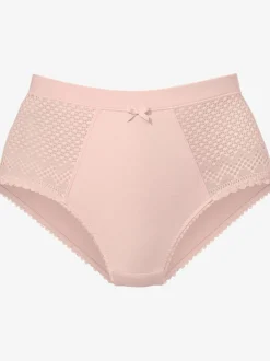 Culotte taille haute slip féminin taille haute en coton biologique