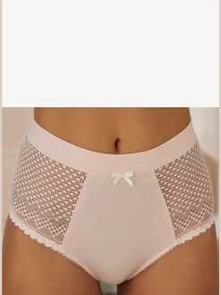 Culotte taille haute slip féminin taille haute en coton biologique