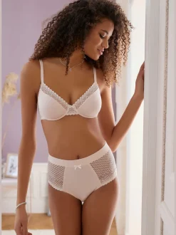 Culotte taille haute slip féminin taille haute en coton biologique