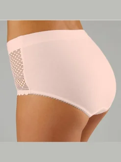 Culotte taille haute slip féminin taille haute en coton biologique