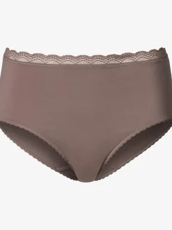 Culotte taille haute slip taille haute avec joli bord en dentelle
