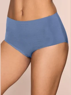 Culotte taille haute slip taille haute en microfibre très extensible
