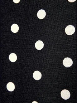 Débardeur de plage à encolure en V à pois en viscose