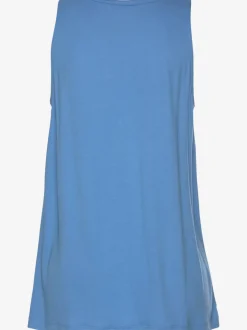 Débardeur à encolure fendue et boucle décorative en viscose