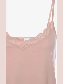 Débardeur en jersey avec col en V et dentelle