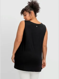 Débardeur 2 en 1 look superposé féminin