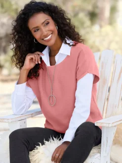 Débardeur en tricot largeur confort