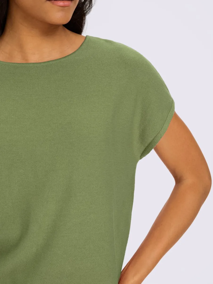 Débardeur en tricot largeur confort