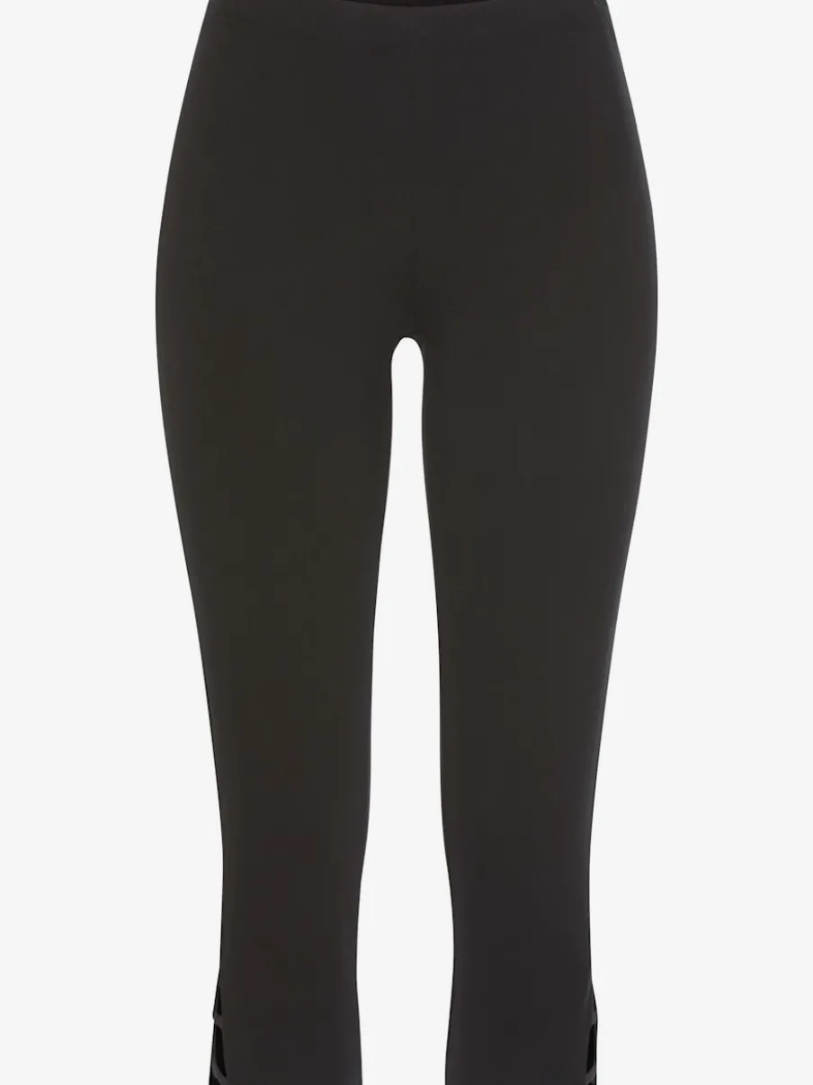 Débardeur long asymétrique avec fente latérale et caleçon 3/4