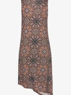 Débardeur long asymétrique avec fente latérale et caleçon 3/4