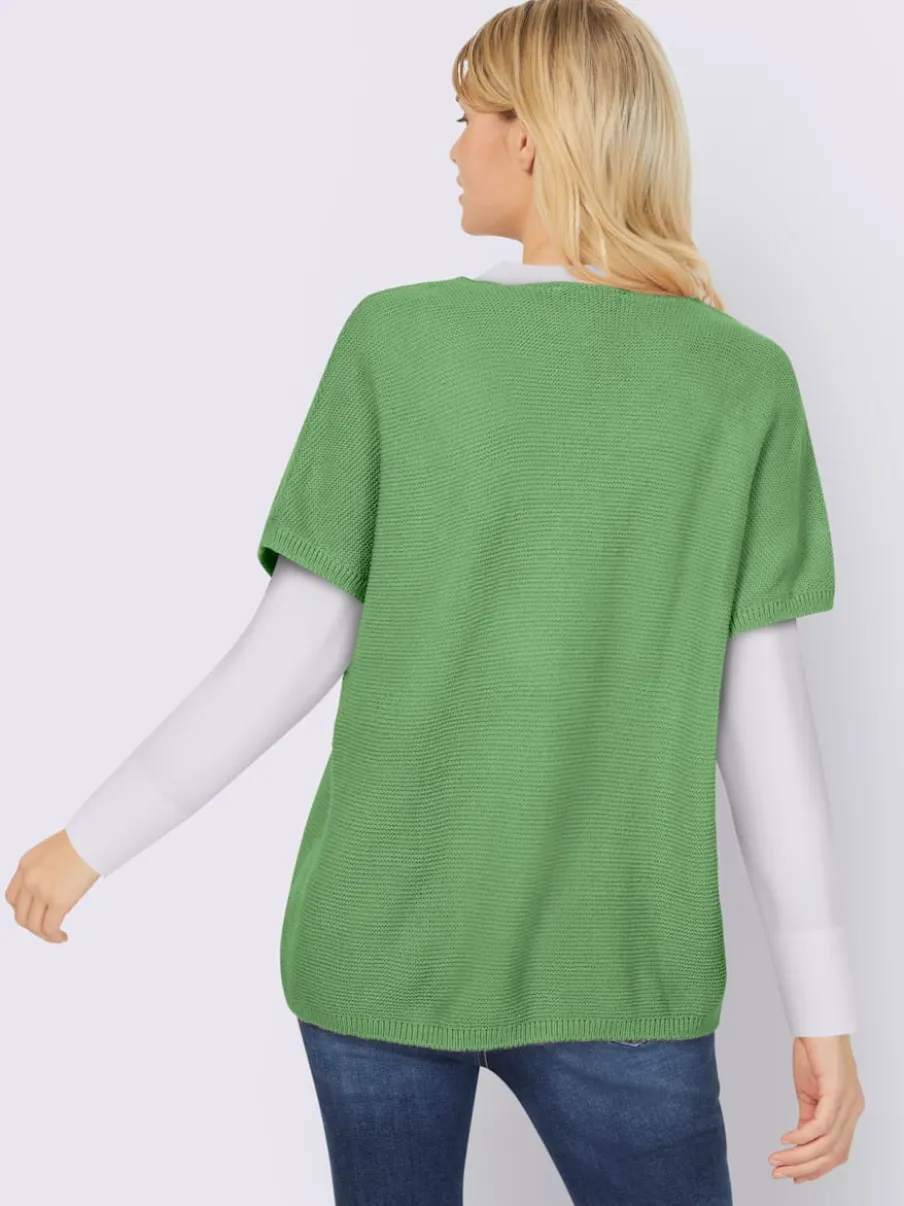 Débardeur long à la coupe ample en tricot doux