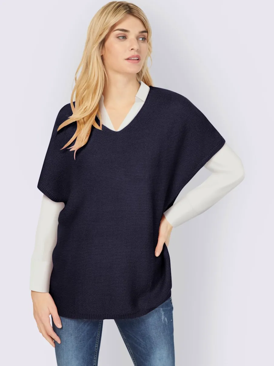 Débardeur long à la coupe ample en tricot doux