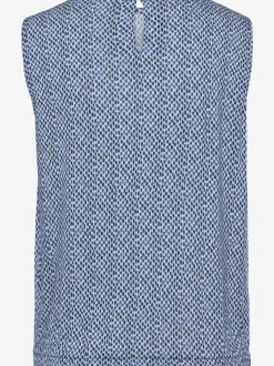 Débardeur à épaules légèrement froncées avec large ceinture smockée en viscose douce