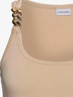 Débardeur sans manches avec chaînes fantaisie et encolure ronde