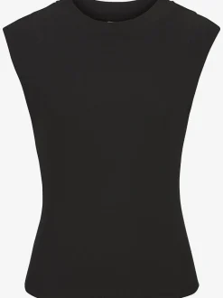 Débardeur sans manches à encolure ronde avec coupe ajustée