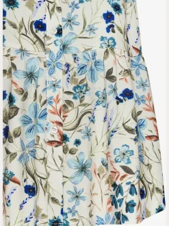 Débardeur sans manches en tissu doux imprimé fleuri