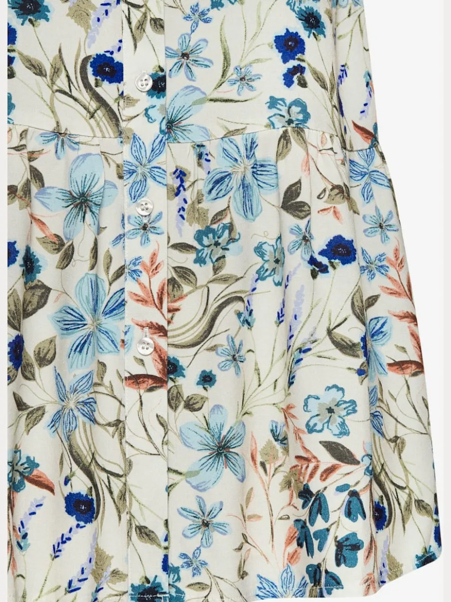 Débardeur sans manches en tissu doux imprimé fleuri