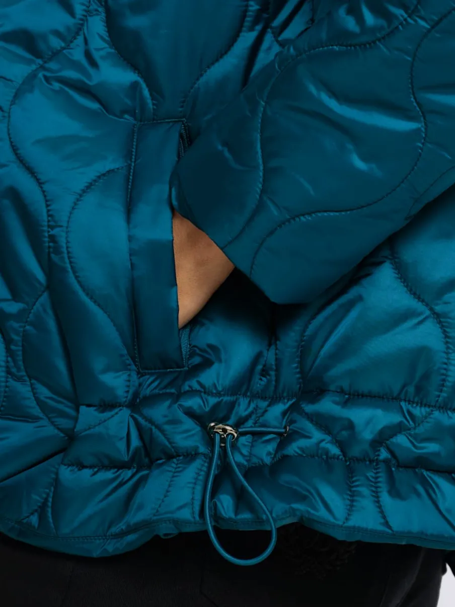 Doudoune coupe blouson
