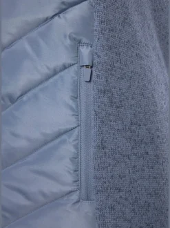 Doudoune manteau matelassé avec capuche et poches zippées
