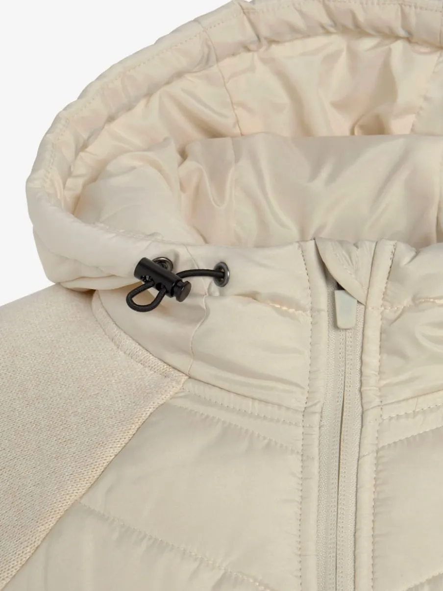 Doudoune matelassée avec capuche et poches zippées