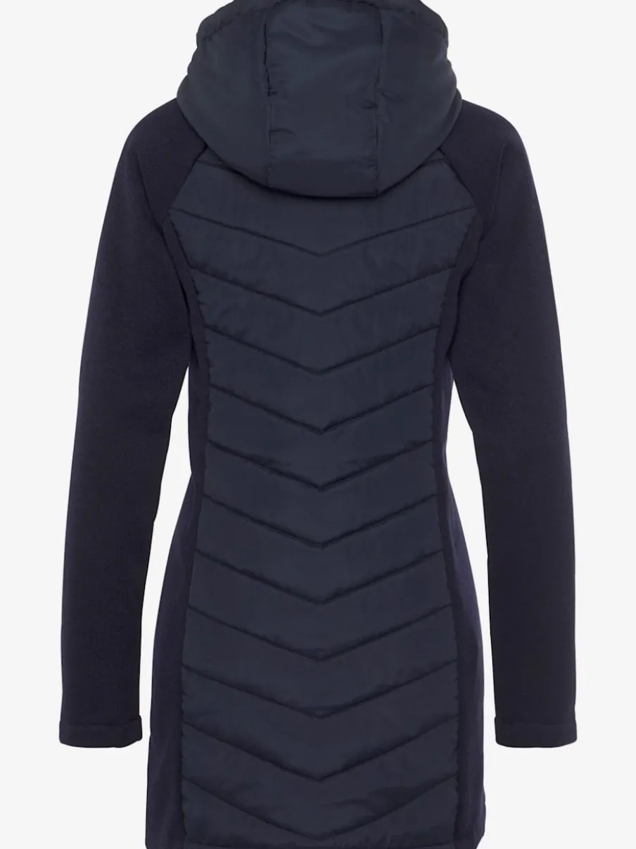Doudoune matelassée avec manches en tricot polaire doux