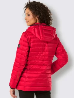 Doudounes avec capuche amovible et poches zippées pratiques