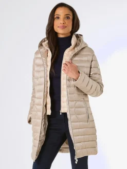 Doudounes matelassées à gilet amovible et capuche pratiques