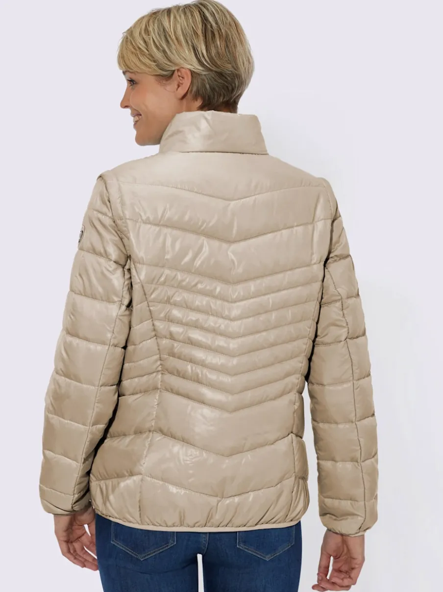 Doudoune transformable avec col montant et poches zippées