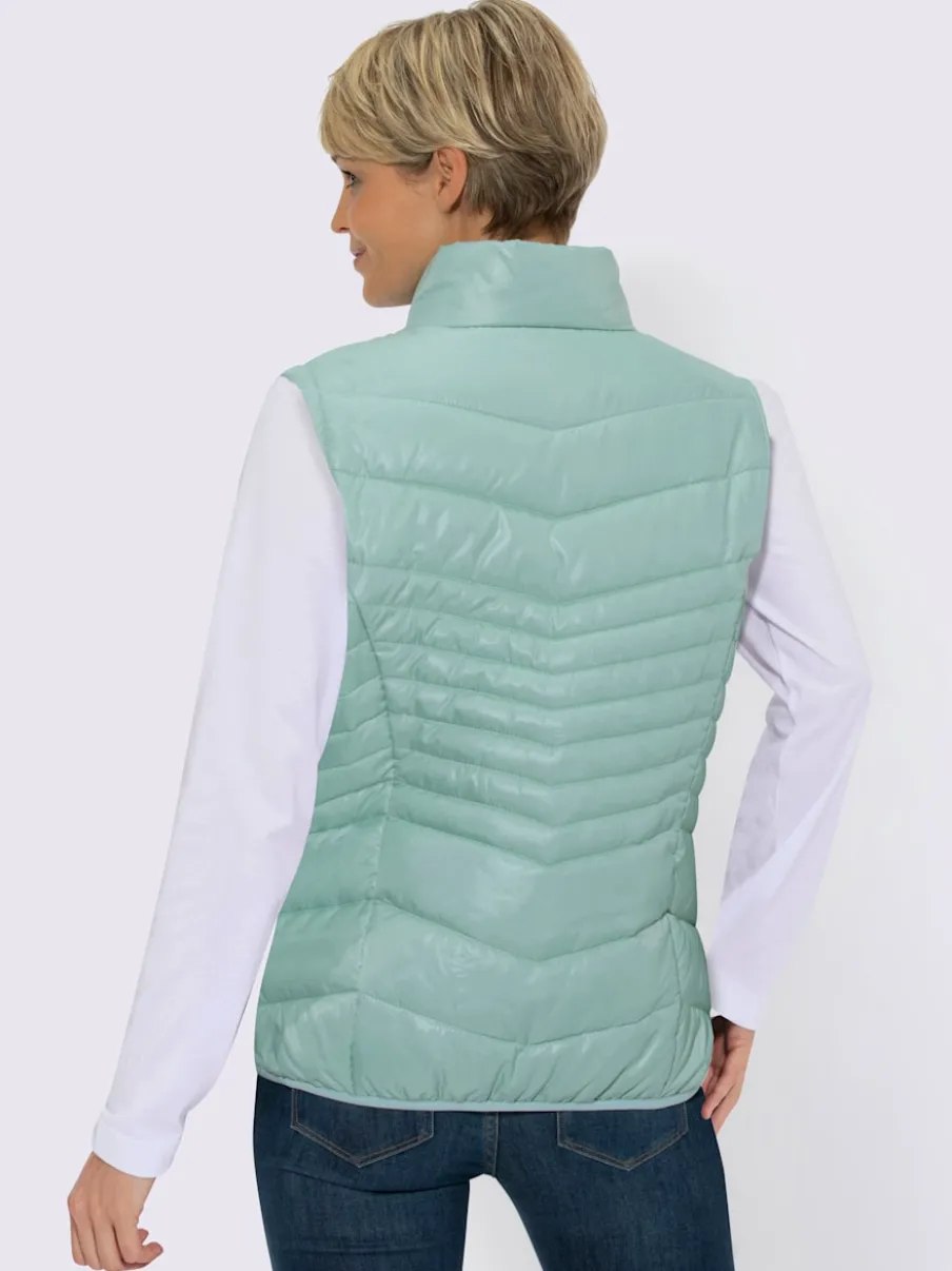 Doudoune transformable avec col montant et poches zippées
