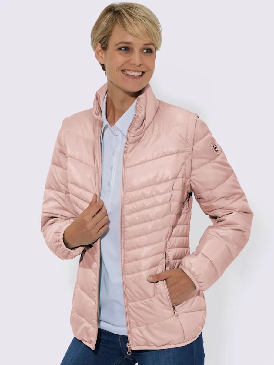 Doudoune transformable avec col montant et poches zippées