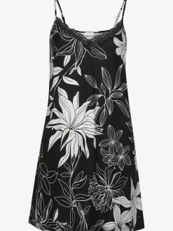 Déshabillé court à motif floral