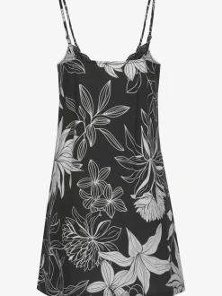 Déshabillé court à motif floral