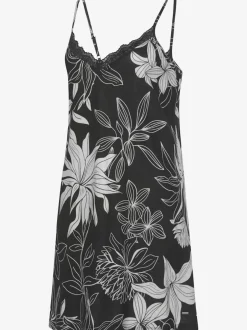 Déshabillé court à motif floral