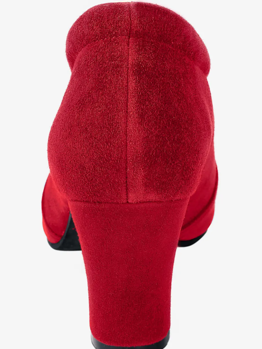 Escarpins cuir velours de chèvre