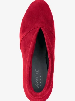 Escarpins cuir velours de chèvre