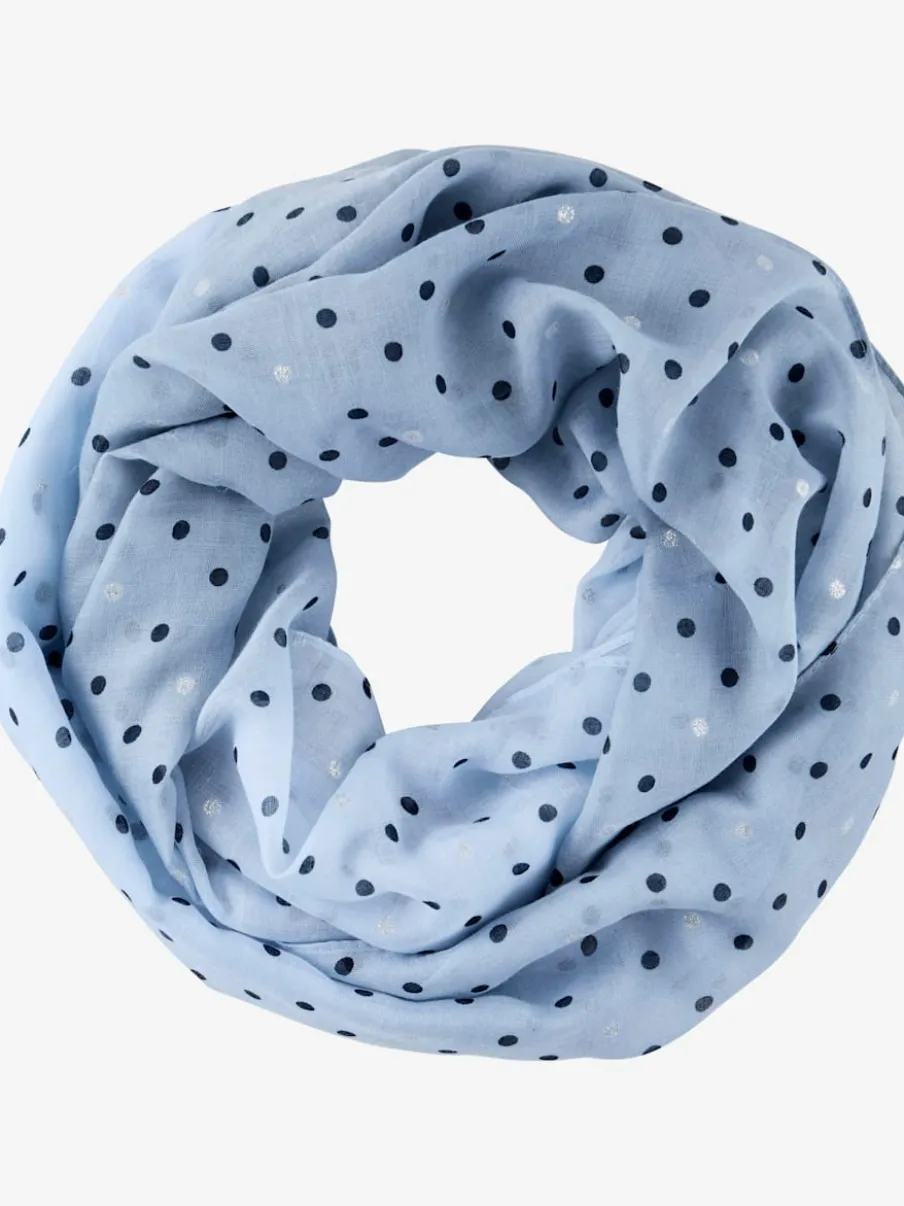 Foulard tube léger à motif à pois et dégradé de couleurs