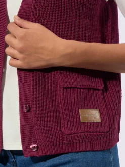 Gilet en tricot 50% coton