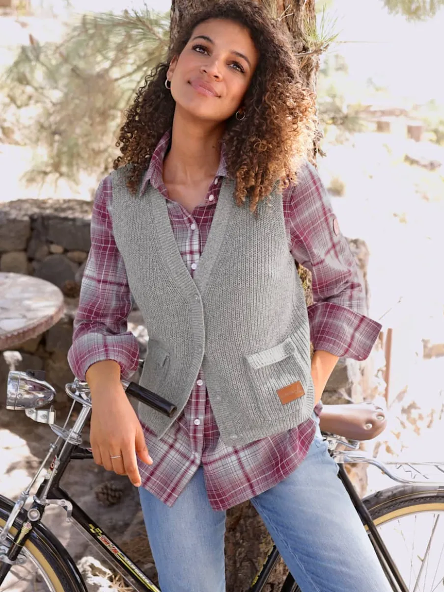 Gilet en tricot 50% coton