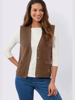 Gilet en tricot 50% coton