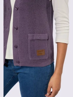 Gilet en tricot 50% coton