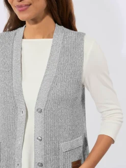 Gilet en tricot 50% coton