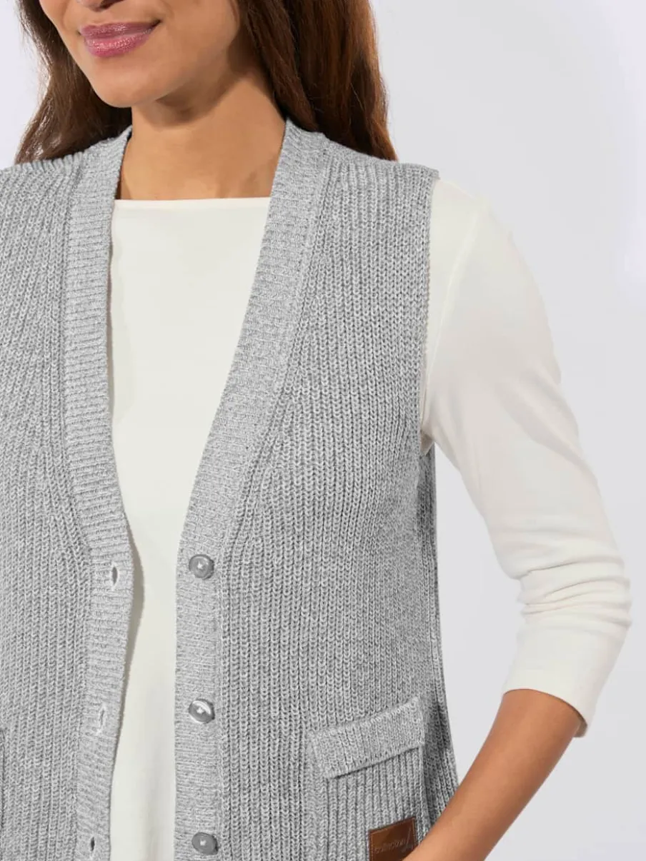 Gilet en tricot 50% coton