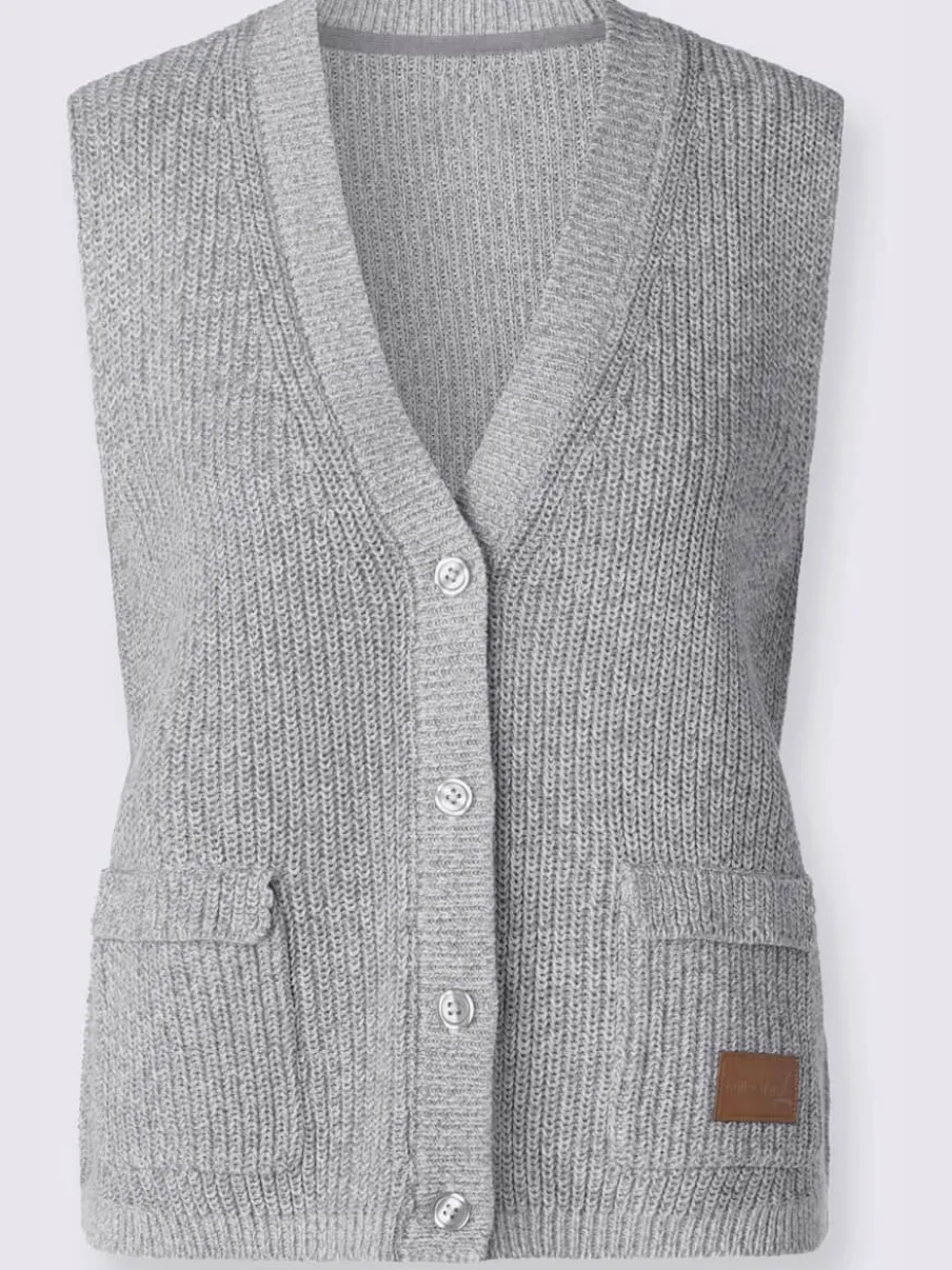 Gilet en tricot 50% coton