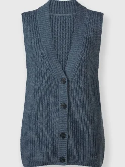 Gilet en tricot 14% laine