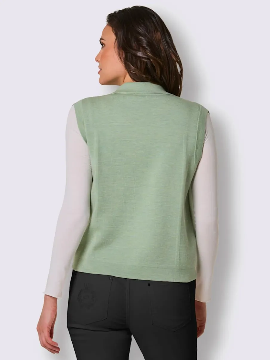Gilet en tricot pure laine