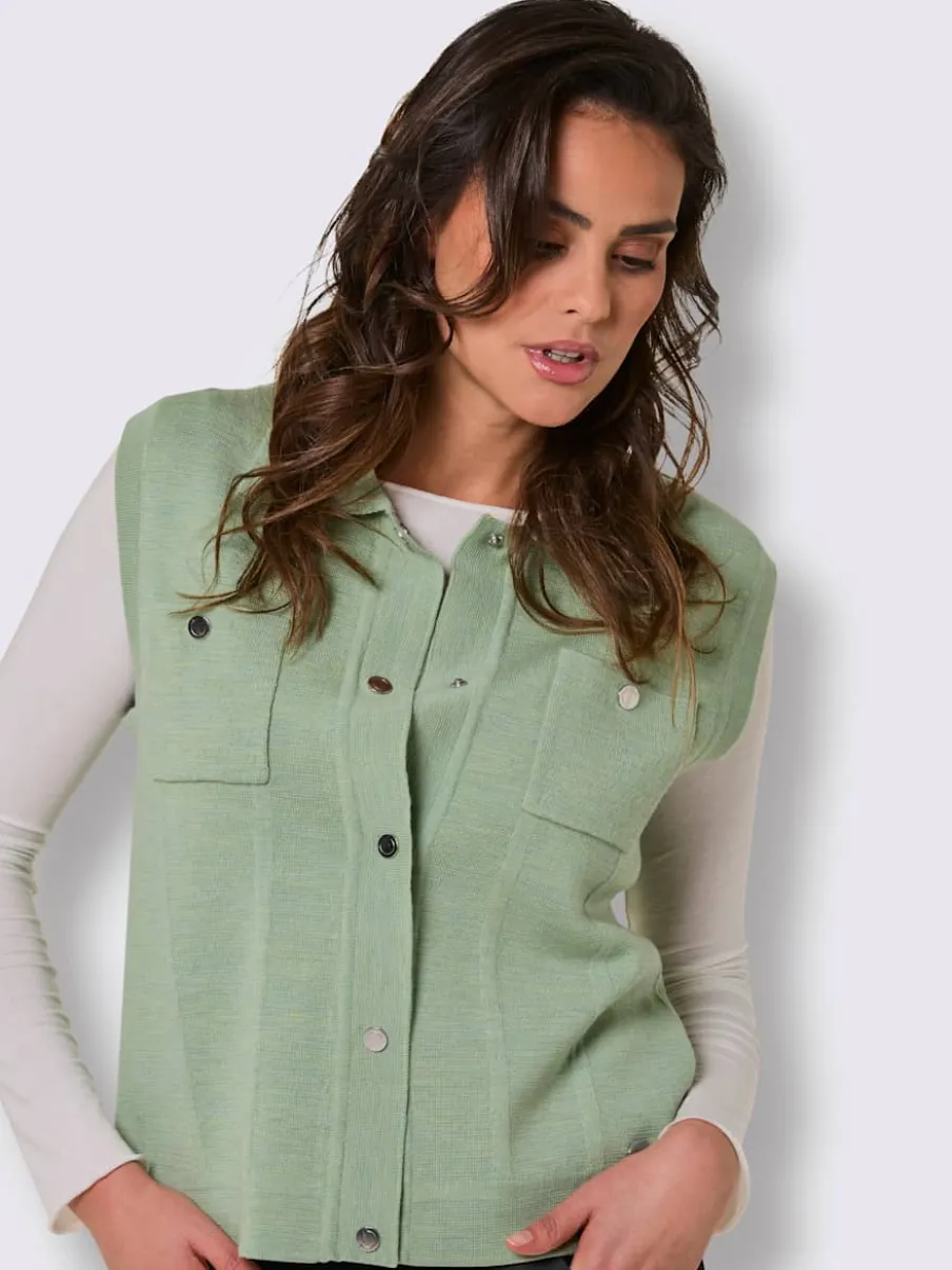 Gilet en tricot pure laine